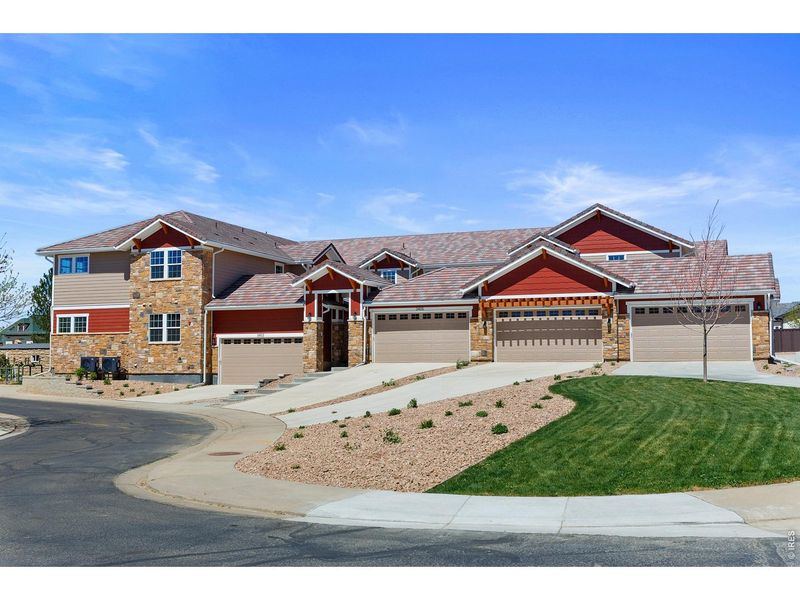 Front exterior of a new home in , Broomfield, CO, highlighting curb appeal (Image 2).