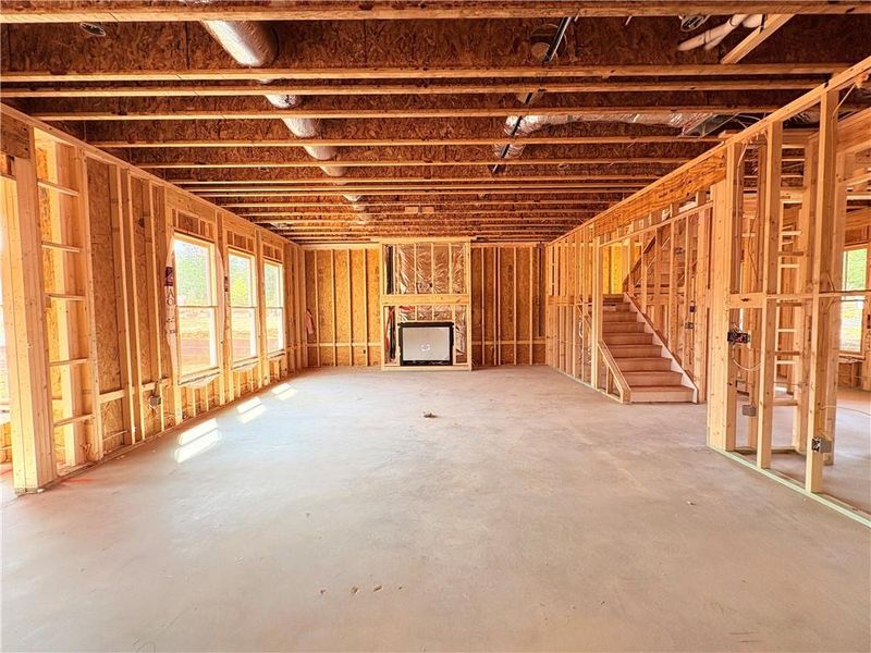 In-progress construction of a new home in The Tillery, Marietta, GA (Image 102).