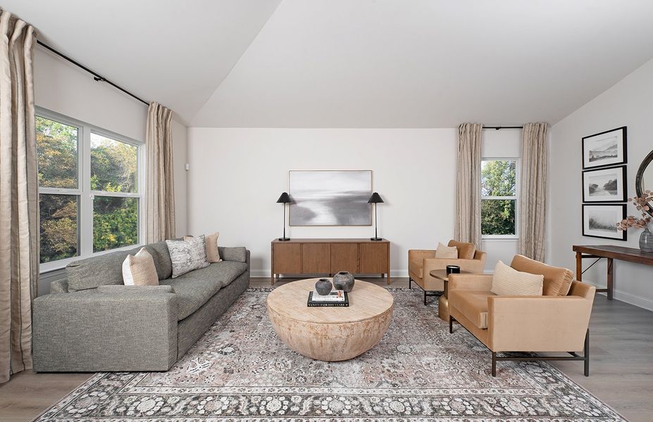 Furnished interior in a model home at Cades Bluff in Lebanon (Image 19).