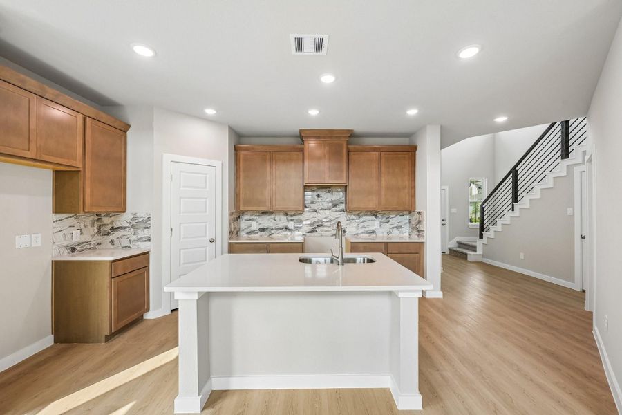 Furnished interior view inside a new home in Granger Pines, Conroe (Image 4).