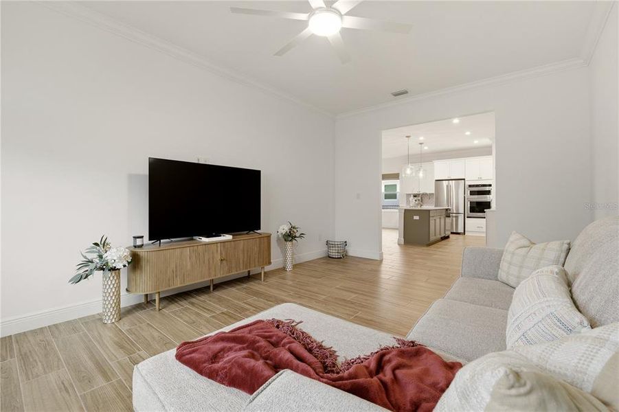 Furnished interior view inside a new home in , Parrish (Image 25).