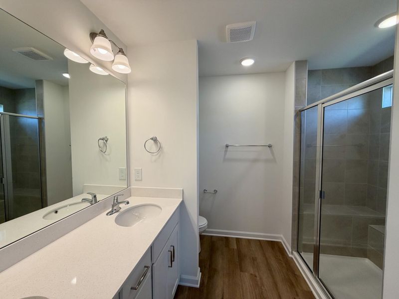Furnished interior view inside a new home in Bellevue Townhomes, Greenville (Image 7).