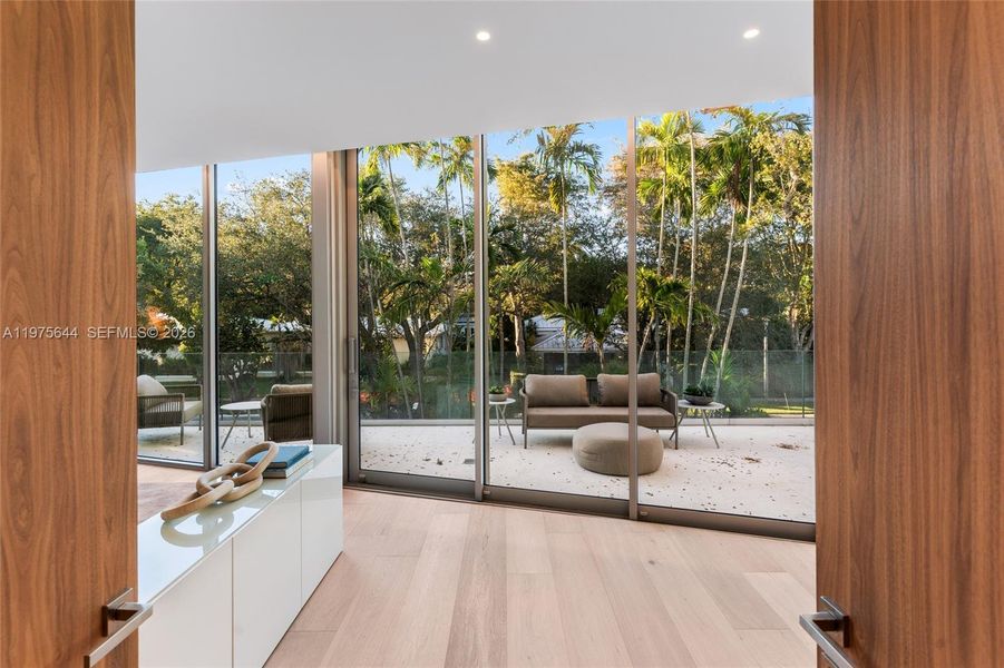 Furnished interior view inside a new home in , Miami (Image 44).