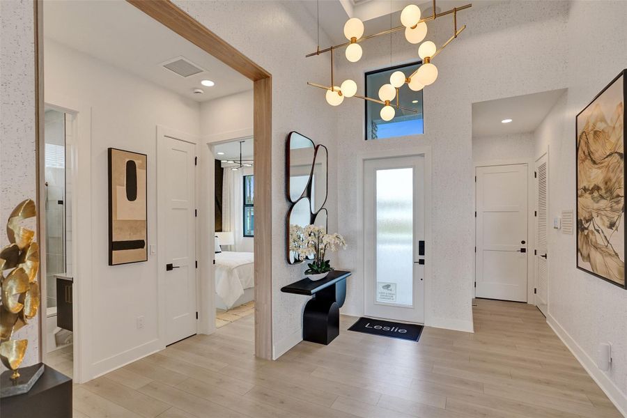 Furnished interior view inside a new home in Esprit at Avenir, Palm Beach Gardens (Image 13).