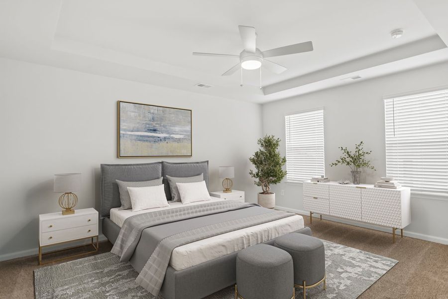 Representative furnished interior of a home built from the The Coles by Stanley Martin Homes in Bridgeport Single Family Homes, Greenville (Image 14).