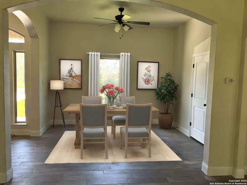 Furnished interior view inside a new home in , La Vernia (Image 5). Furnished interior view inside a new home in , La Vernia (Image 5).