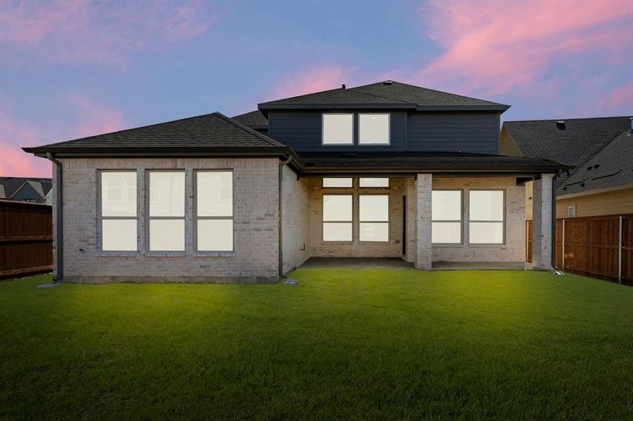 Exterior details and patio area of a home in Inspiration, Lucas (Image 28).
