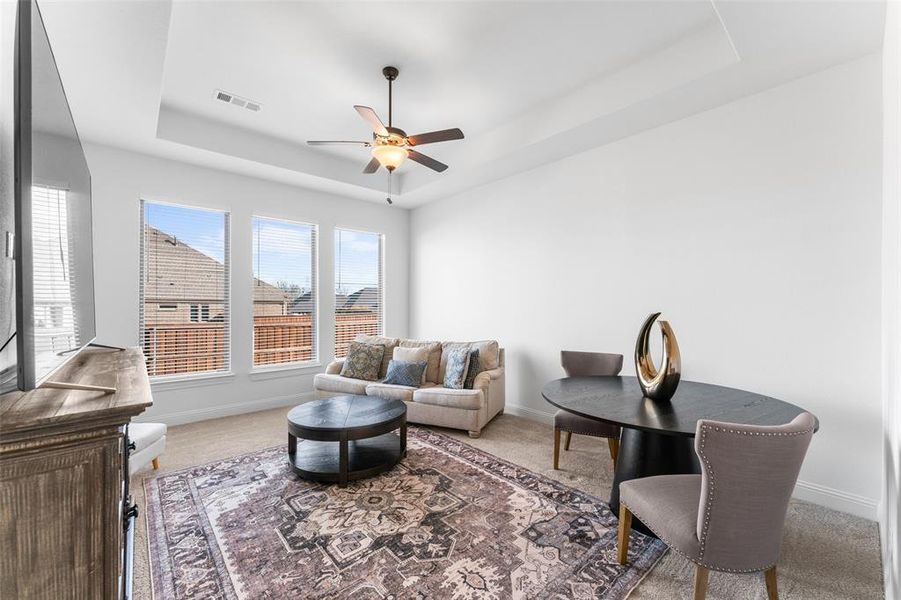 Furnished interior view inside a new home in , Mansfield (Image 15). Furnished interior view inside a new home in , Mansfield (Image 15).