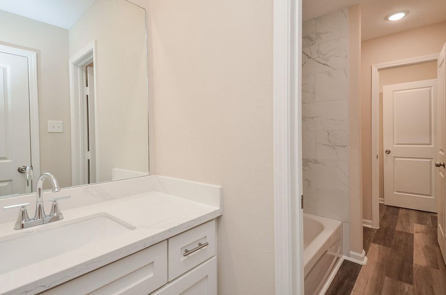 Furnished interior view inside a new home in , Houston (Image 11). Furnished interior view inside a new home in , Houston (Image 11).