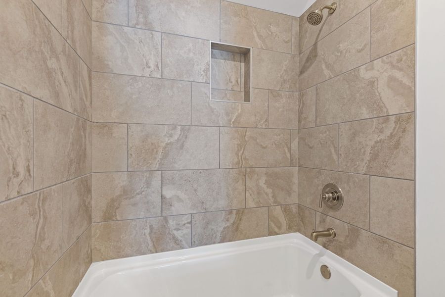 Representative furnished interior of a home built from the Stafford by Crawford Creek Communities in Red Bird Manor, Jefferson (Image 14).