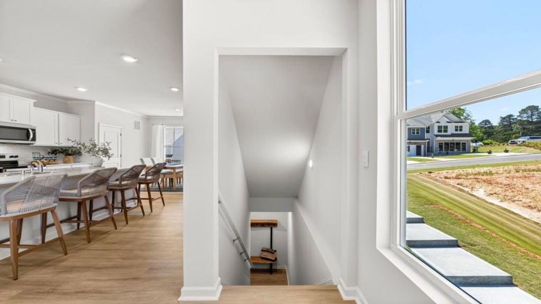 Furnished interior view inside a new home in Waypoint, Flowery Branch (Image 39).