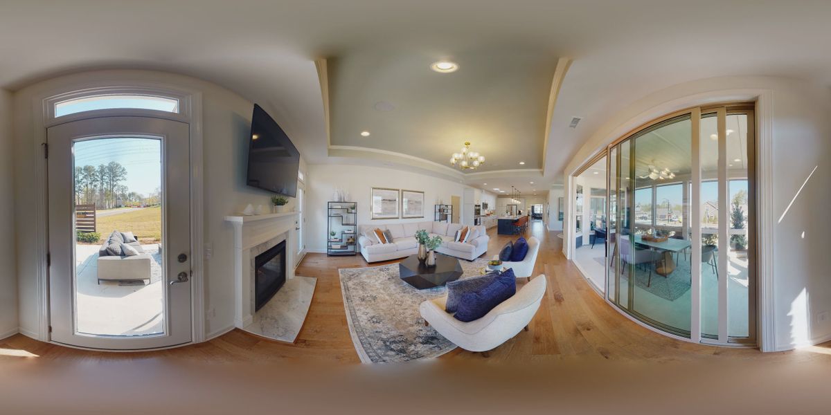 Representative furnished interior of a home built from the Verona by Epcon Communities in The Courtyards at Walters Farm, Huntersville (Image 15).