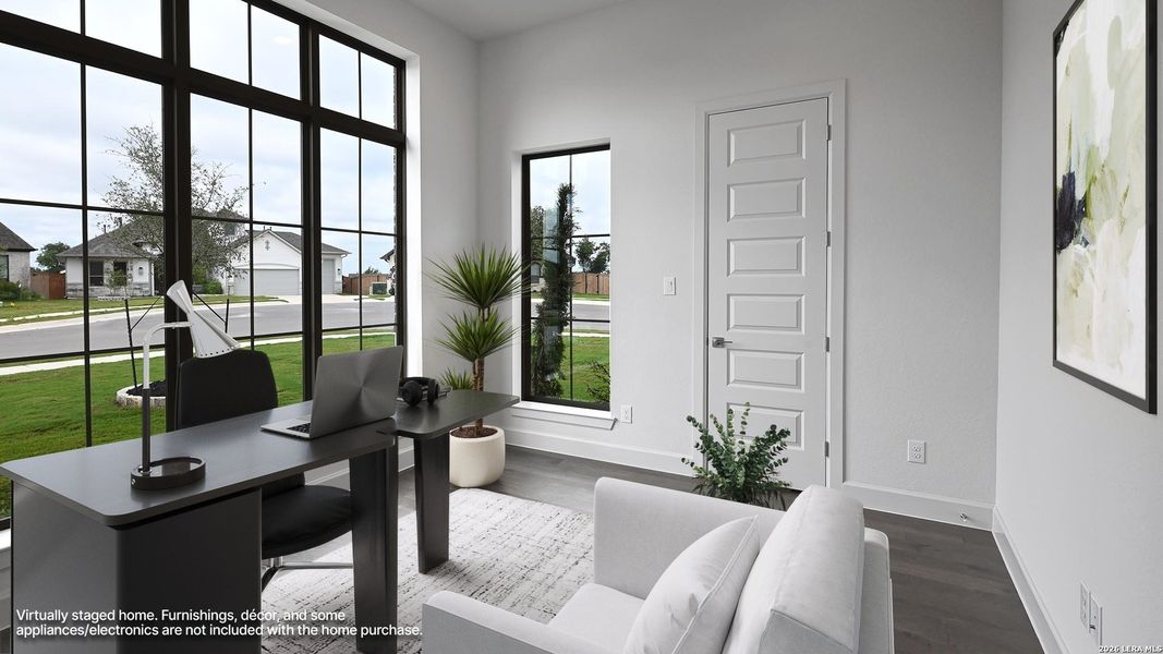 Furnished interior view inside a new home in Johnson Ranch, Bulverde (Image 13). Furnished interior view inside a new home in Johnson Ranch, Bulverde (Image 13).
