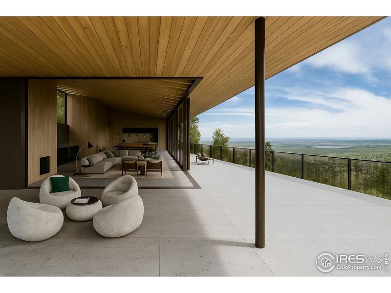 Exterior details and patio area of a home in , Boulder (Image 5).