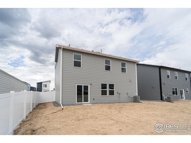 Exterior details and patio area of a home in Liberty Draw, Evans (Image 2).
