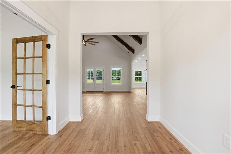 Spacious, unfurnished interior of a new home in , Monroe (Image 63).