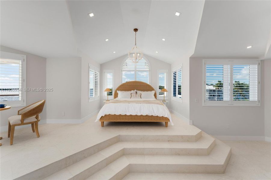Furnished interior view inside a new home in , Key Largo (Image 48).