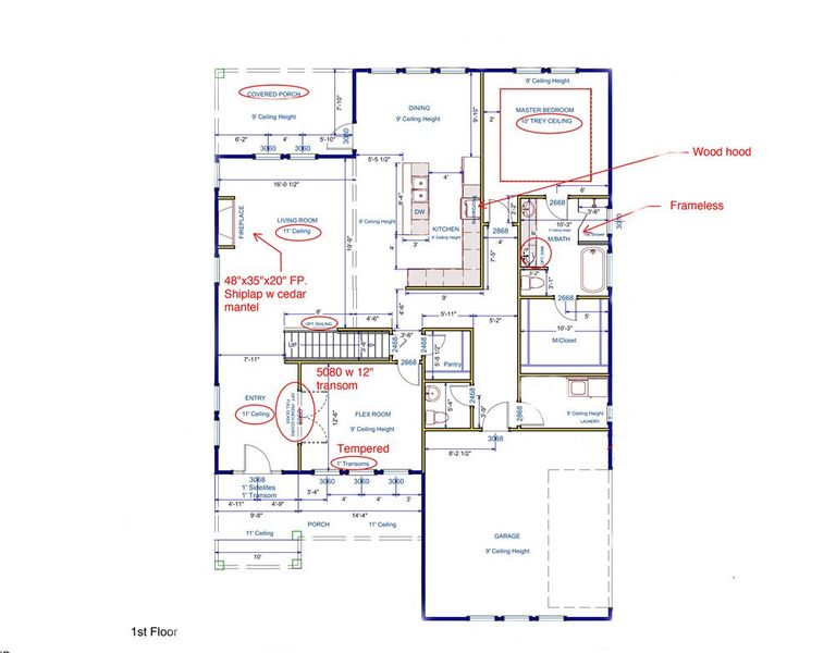 2D floor plan layout of this home in Anderson County Homes, Anderson, SC (Image 3). 2D floor plan layout of this home in Anderson County Homes, Anderson, SC (Image 3).