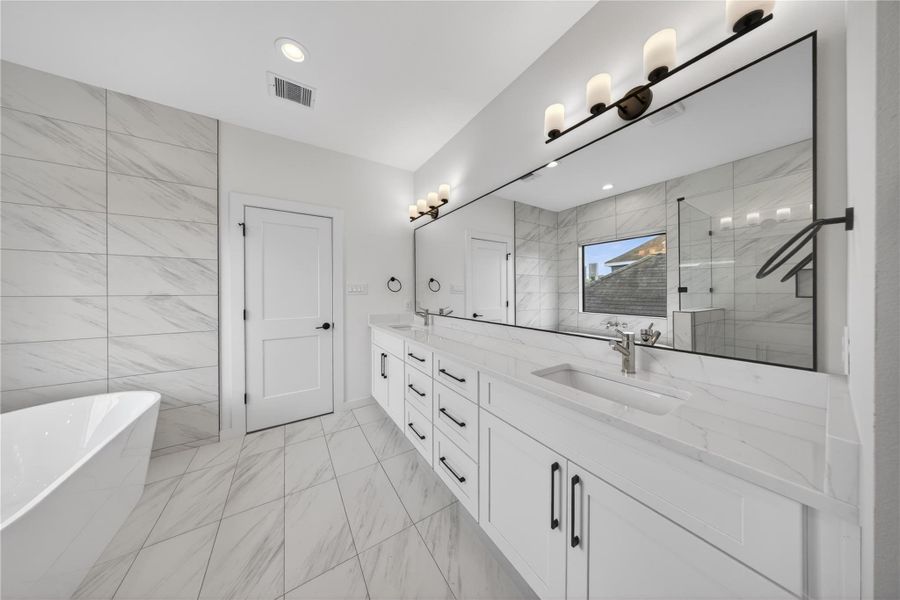 Furnished interior view inside a new home in , Houston (Image 7).