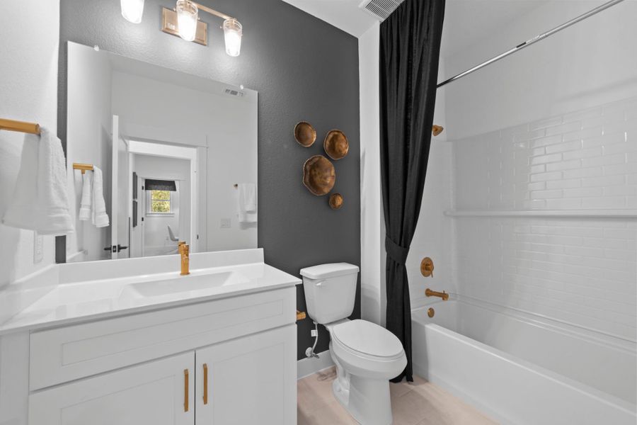 Representative furnished interior of a home built from the Iredell by Pulte Homes in Pulte Homes at Two Step Farm, Montgomery (Image 37). Representative furnished interior of a home built from the Iredell by Pulte Homes in Pulte Homes at Two Step Farm, Montgomery (Image 37).