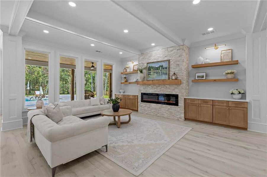 Furnished interior view inside a new home in , Dacula (Image 5).