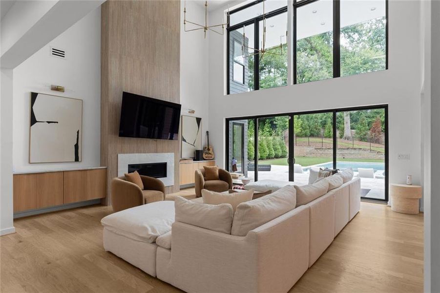 Furnished interior view inside a new home in , Atlanta (Image 7).