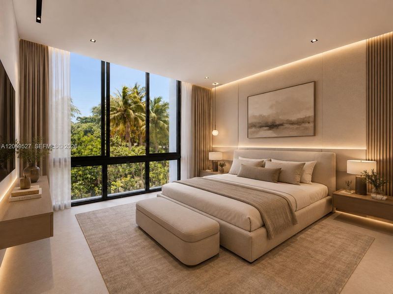 Furnished interior view inside a new home in , Pompano Beach (Image 8). Furnished interior view inside a new home in , Pompano Beach (Image 8).