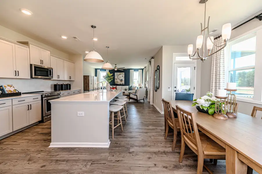 Representative furnished interior of a home built from the Watauga by McKee Homes in Terrapin, Leland (Image 4).