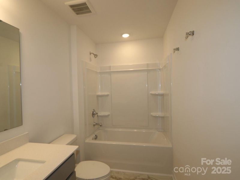 Secondary bathroom