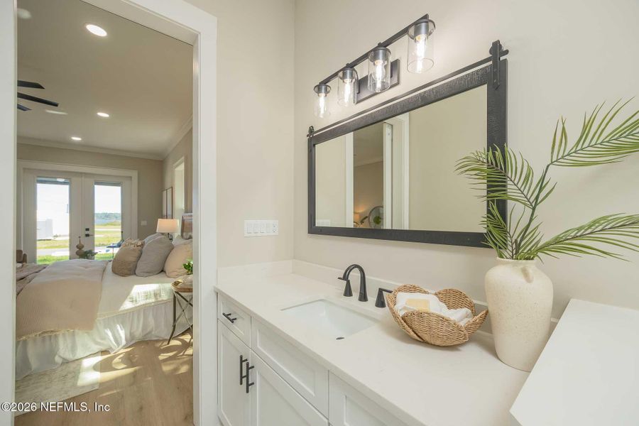 Furnished interior view inside a new home in , St. Augustine (Image 38).