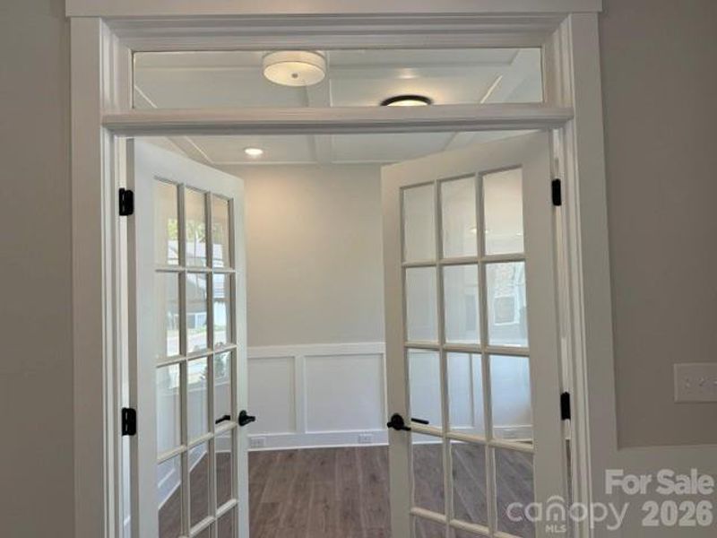 Office with French Doors Office with French Doors