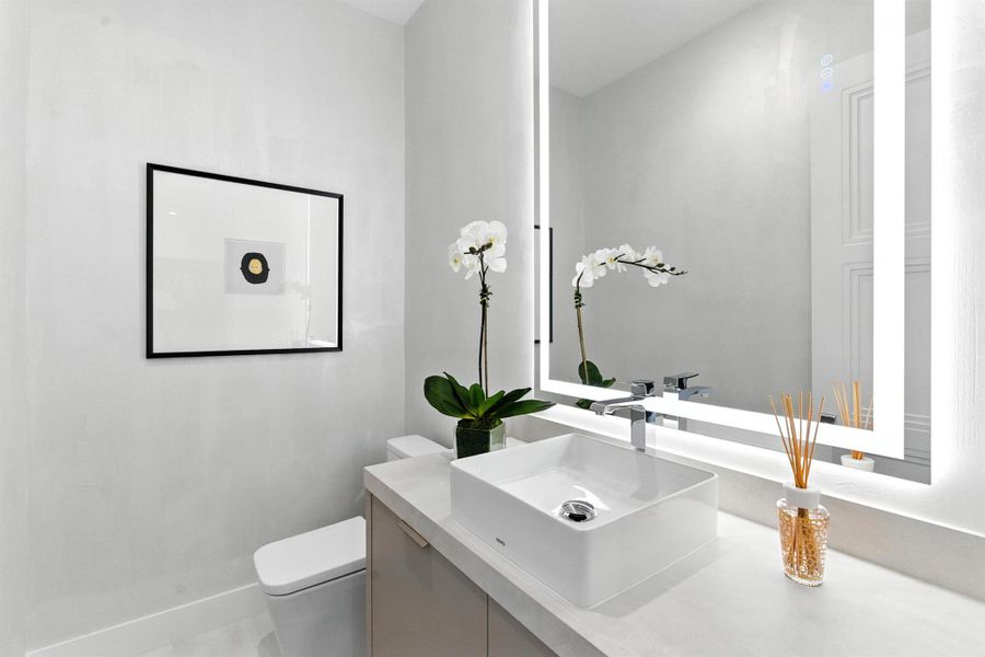 Furnished interior view inside a new home in , Boca Raton (Image 31).