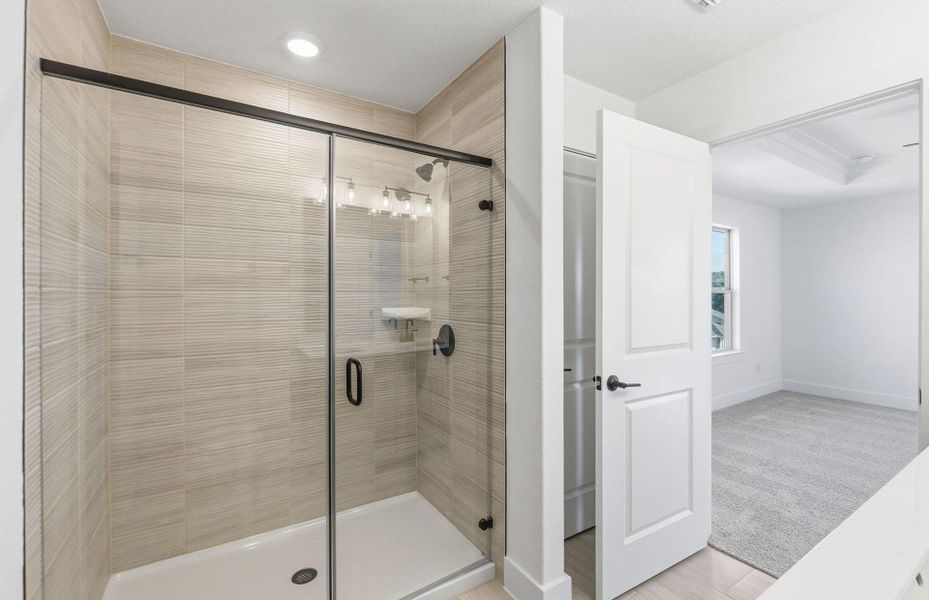 Furnished interior view inside a new home in Cameron Place, Manor (Image 4).