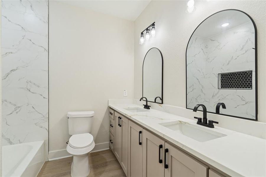 Furnished interior view inside a new home in , Fort Worth (Image 4).