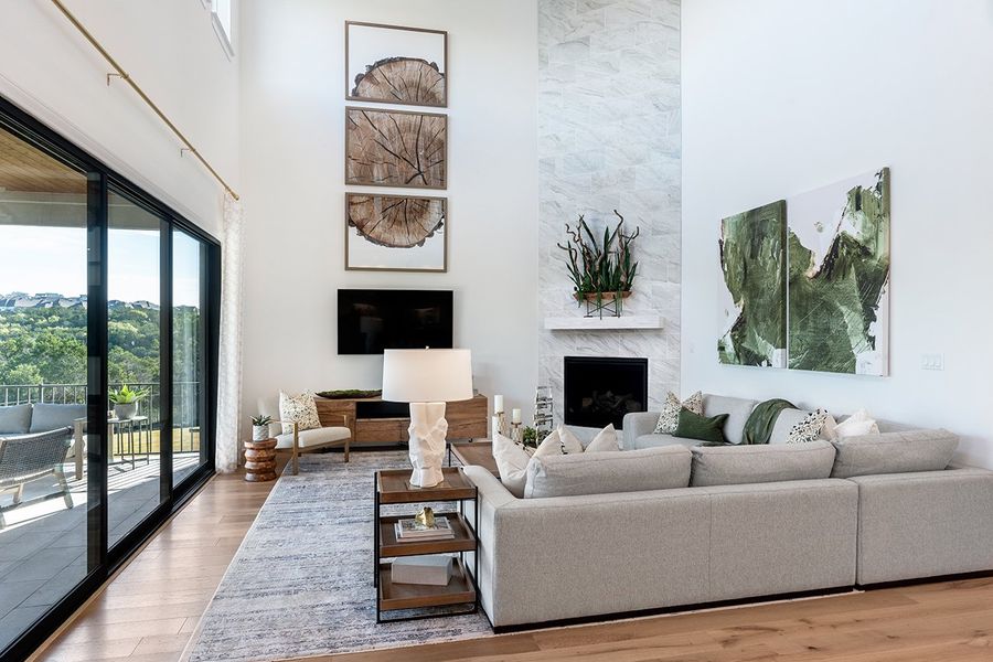 Representative furnished interior of a home built from the Calypso by Taylor Morrison in Travisso Naples Collection, Leander (Image 4). Representative furnished interior of a home built from the Calypso by Taylor Morrison in Travisso Naples Collection, Leander (Image 4).