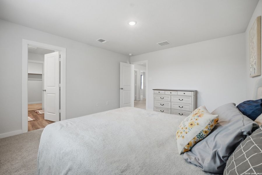 Furnished interior view inside a new home in Senna, San Antonio (Image 24).