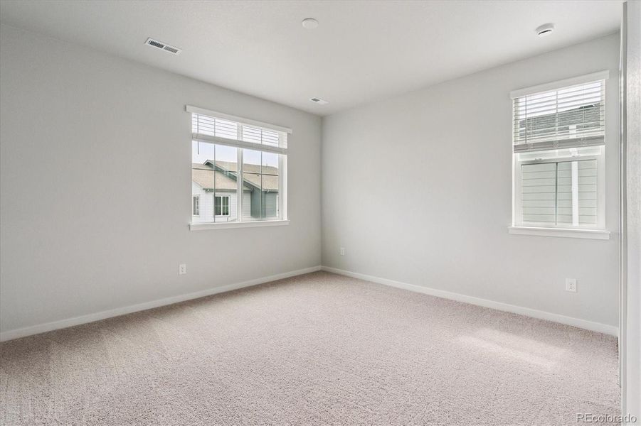 Spacious, unfurnished interior of a new home in Paired Homes at Alder Creek, Parker (Image 20). Spacious, unfurnished interior of a new home in Paired Homes at Alder Creek, Parker (Image 20).