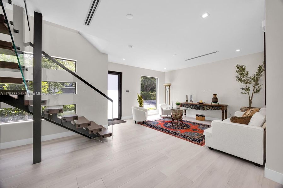 Furnished interior view inside a new home in , Miami (Image 14).