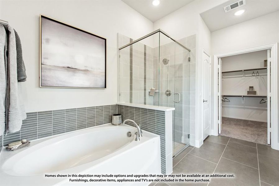 Furnished interior view inside a new home in Mosaic, Celina (Image 24). Furnished interior view inside a new home in Mosaic, Celina (Image 24).