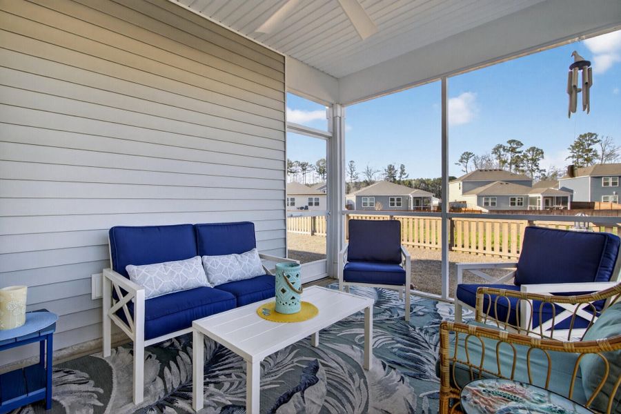 Exterior details and patio area of a home in , Summerville (Image 28).