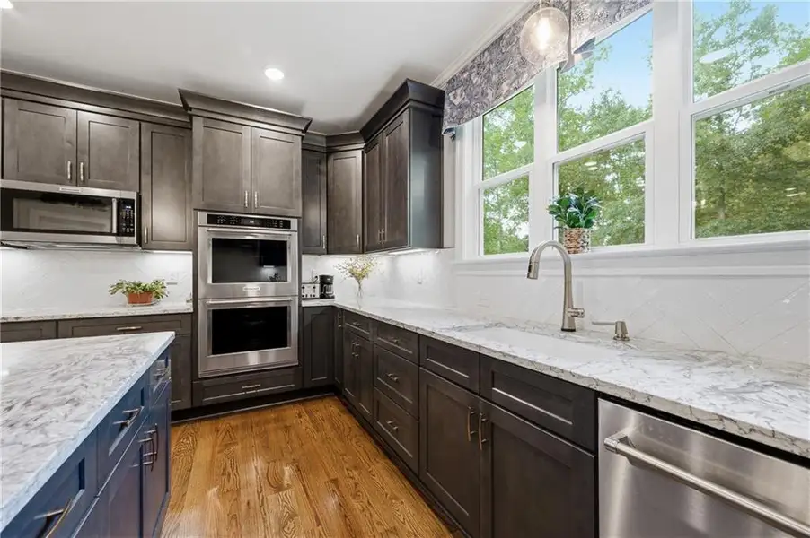 Furnished interior view inside a new home in , Dawsonville (Image 45).