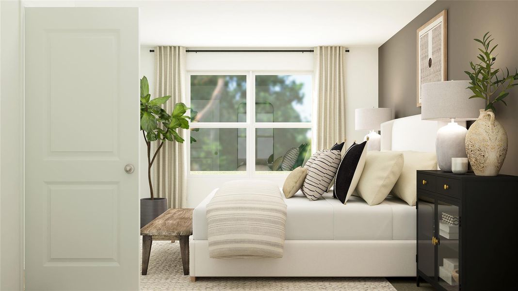 Furnished interior view inside a new home in Woodfield Preserve, Georgetown (Image 10).