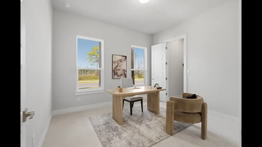 Representative furnished interior of a home built from the 2546F by Perry Homes in Sanctuary at Seaire, Parrish (Image 12).