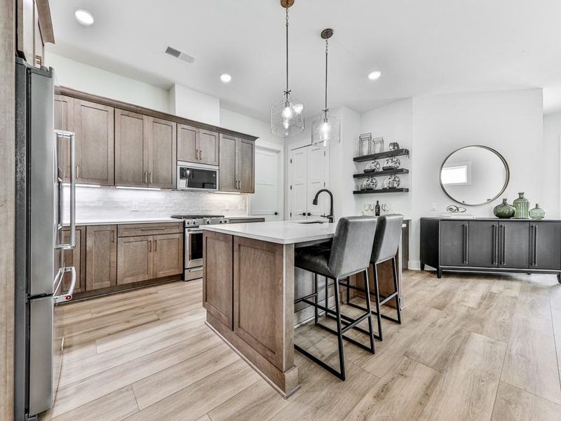 Furnished interior view inside a new home in , Holly Springs (Image 9). Furnished interior view inside a new home in , Holly Springs (Image 9).