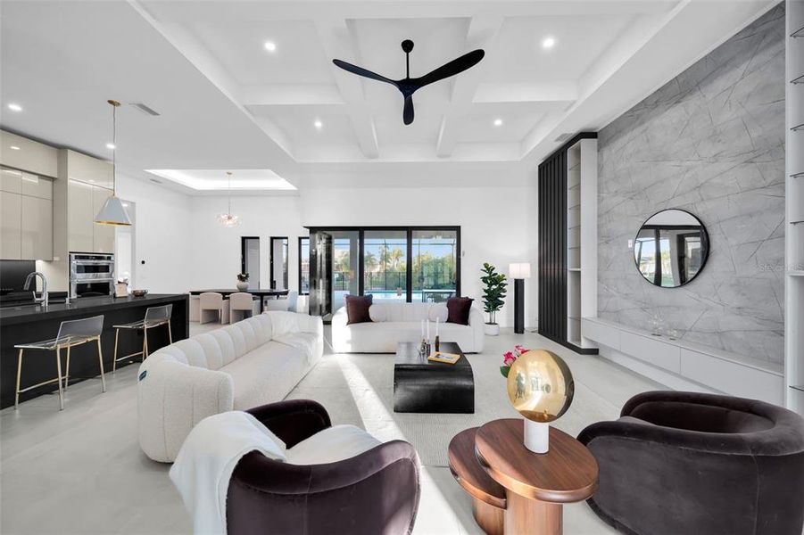 Furnished interior view inside a new home in , Cape Coral (Image 53).