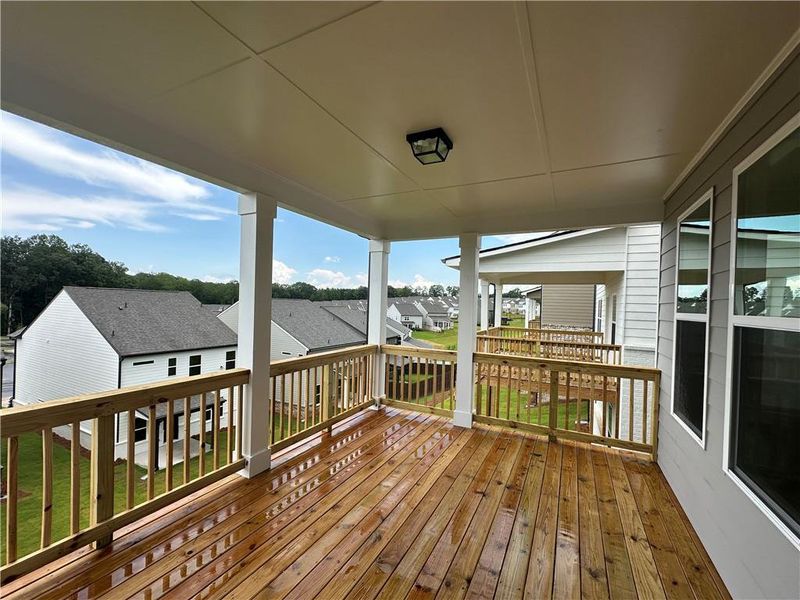 Exterior details and patio area of a home in Kentmere, Auburn (Image 3).