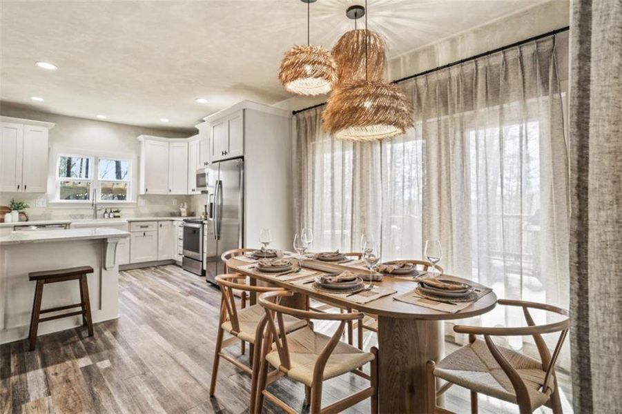 Furnished interior view inside a new home in , Ellijay (Image 8).