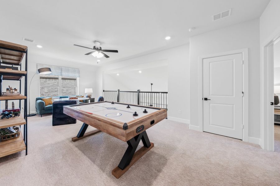 Furnished interior view inside a new home in Valencia on the Lake, Little Elm (Image 16).
