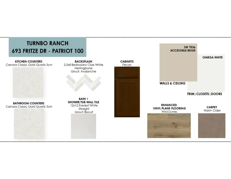 Sample of building materials used in homes in Turnbo Ranch, Killeen (Image 3).