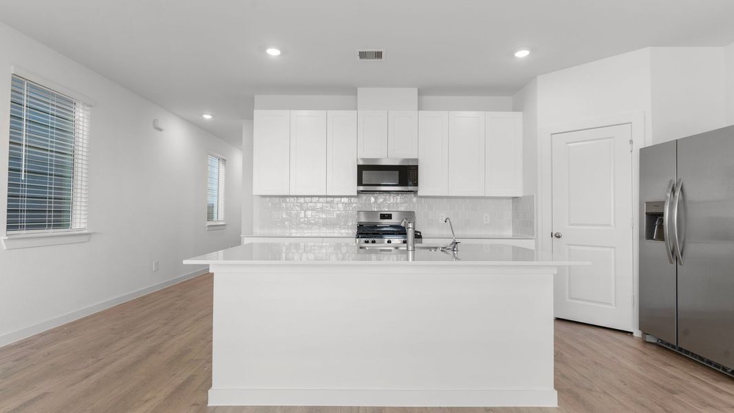 Furnished interior view inside a new home in Villarosa at Tamarron, Katy (Image 10).